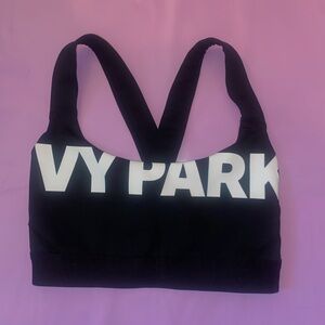 IVY PARK Black and White Sports Bra XS